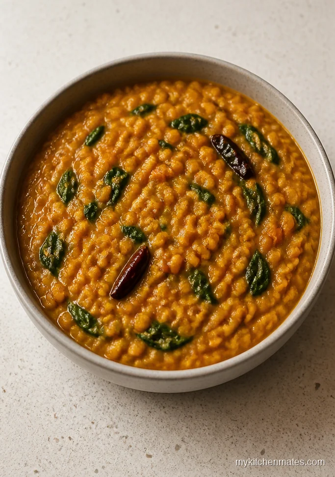 Slow Cooker Red Lentil Dal with Spinach