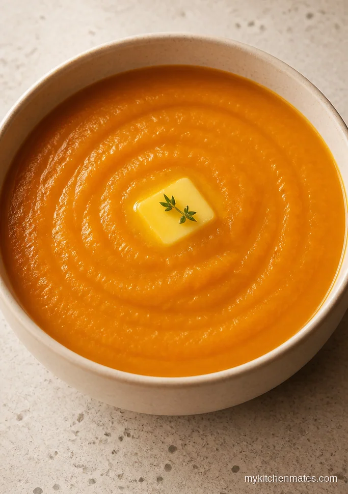 Slow Cooker Roasted Butternut Squash Soup