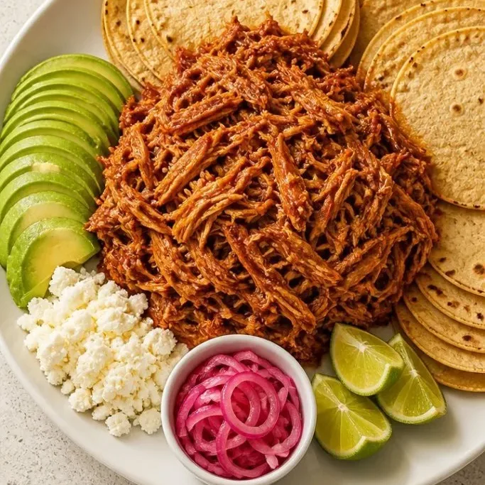 slow cooker shredded chicken tacos