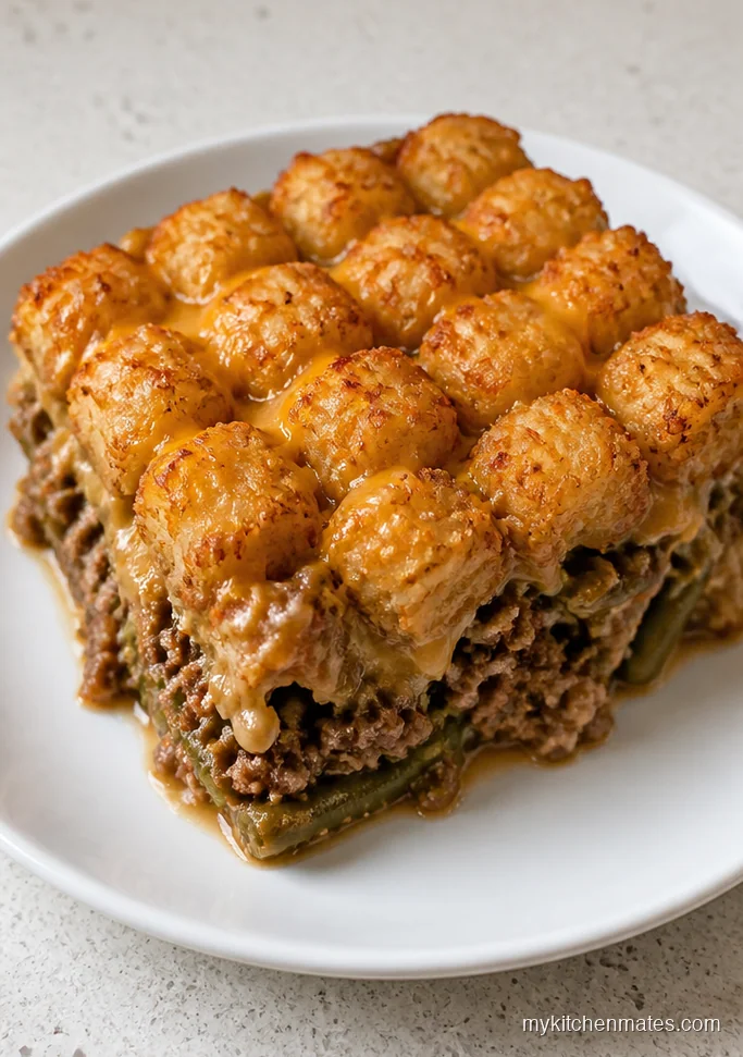 Slow Cooker Tater Tot Casserole