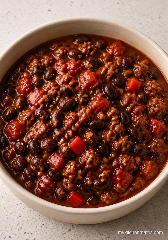 Slow Cooker Turkey Black Bean Chili