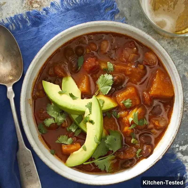 Slow-Cooker Vegan Chili slow cooker vegan chili