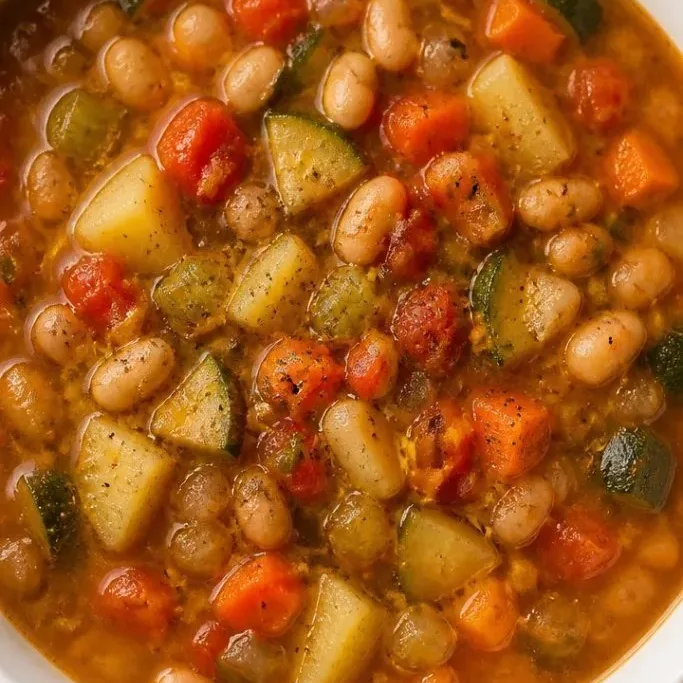 slow cooker vegetable soup