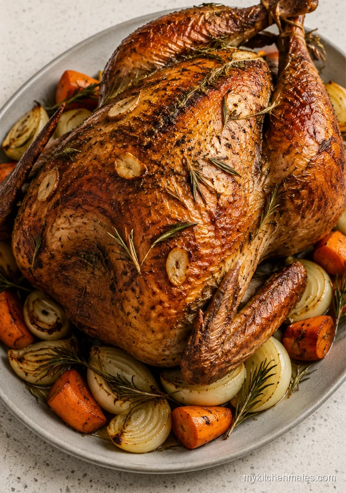 Slow Roasted Rosemary Turkey