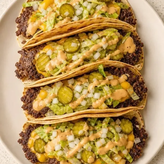 Smash Burger Tacos