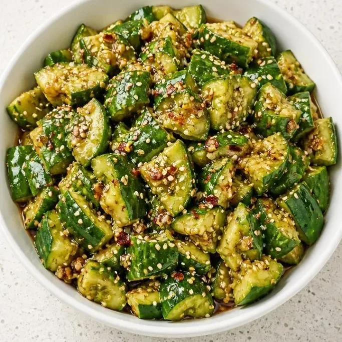 10-Minute Smashed Cucumber Salad Smashed Cucumber Salad