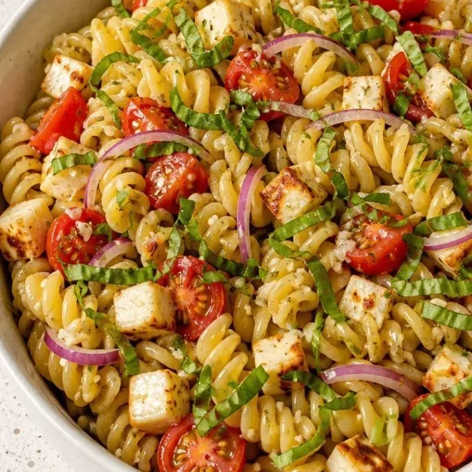 Smoked Mozzarella Pasta Salad