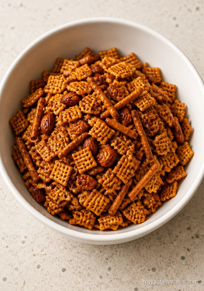 Smoked Paprika Fall Chex Mix