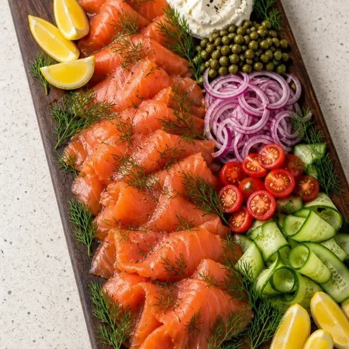 Smoked Salmon Board
