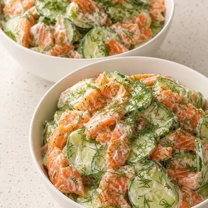 10-Minute Smoked Salmon Cucumber Salad Smoked Salmon Cucumber Salad
