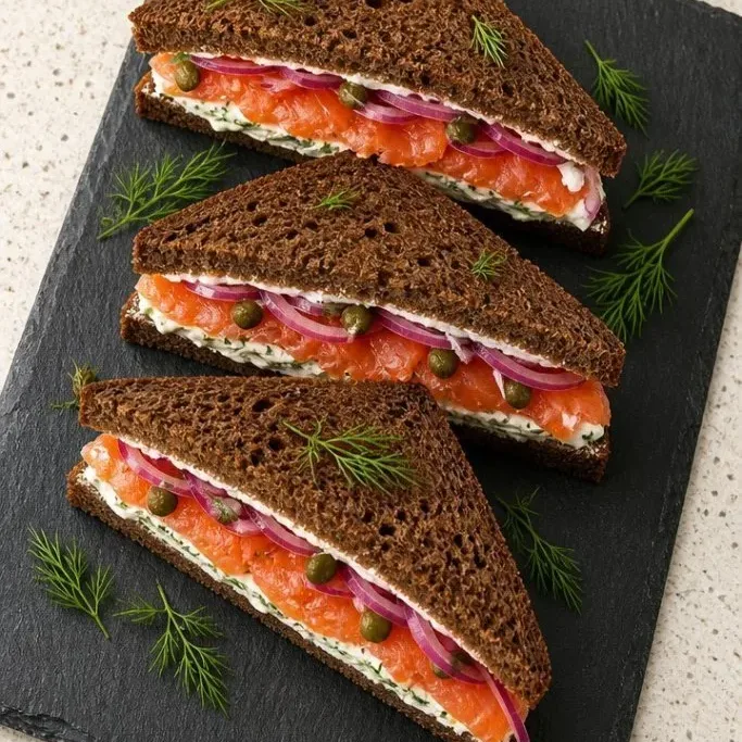Smoked Salmon Sandwich