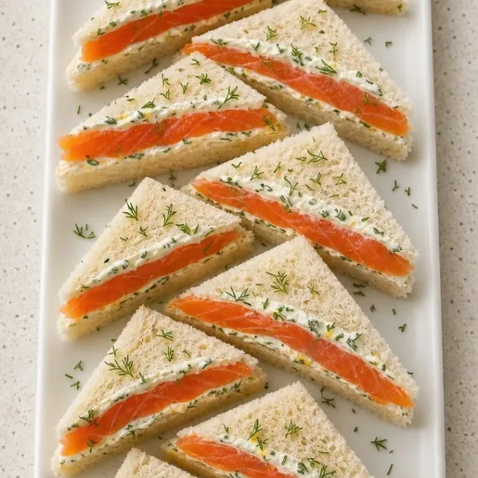 Quick Smoked Salmon Tea Sandwiches Smoked Salmon Tea Sandwiches