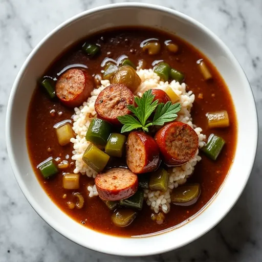 Smoked Turkey and Sausage Gumbo