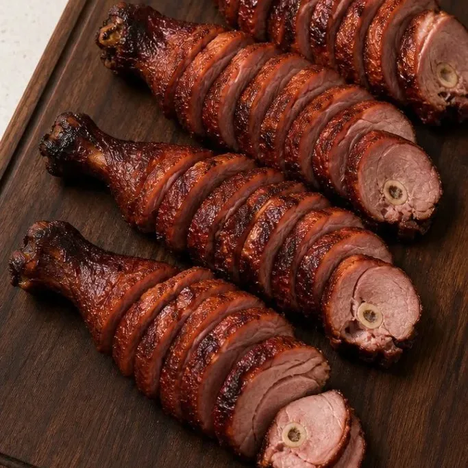 Smoked Turkey Legs (Brined and Smoked Low and Slow) Smoked Turkey Legs