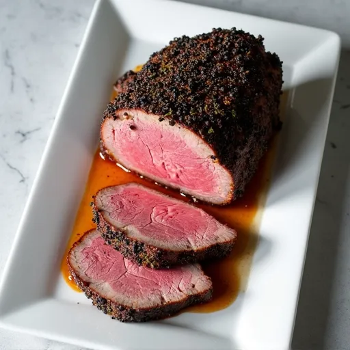 Smokey Pepper-Crusted Holiday Roast