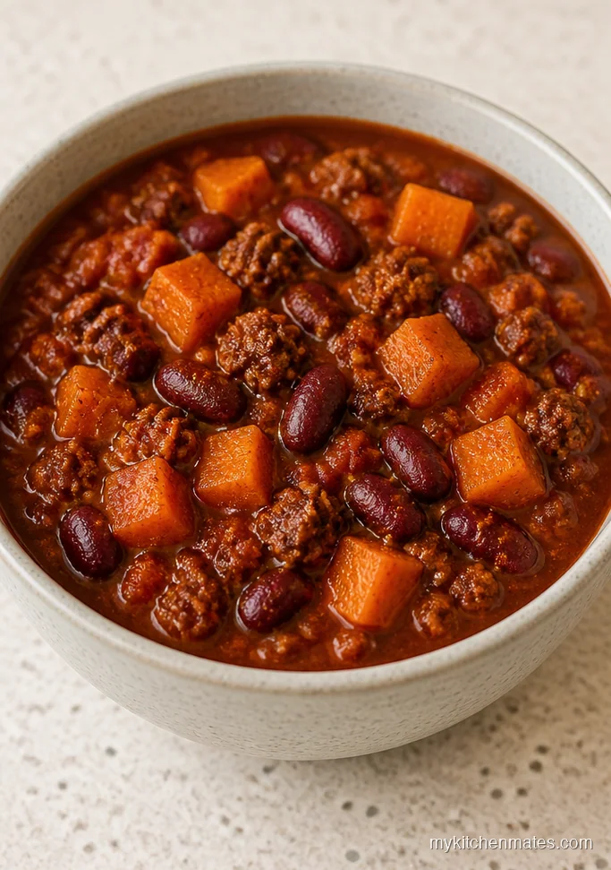 Smoky Beef and Butternut Squash Chili