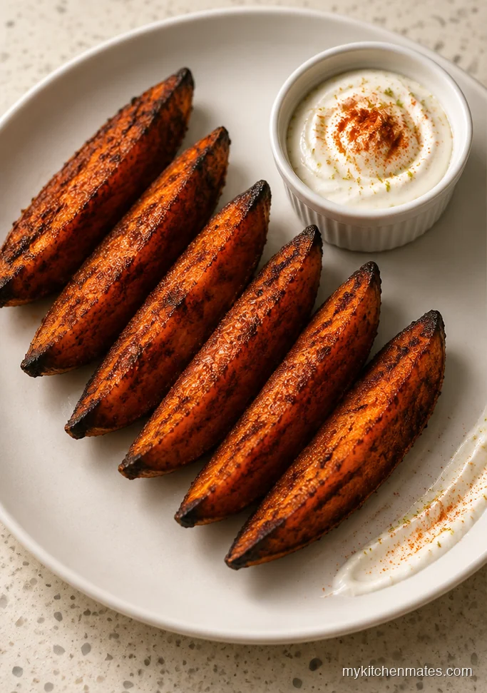 Smoky Chipotle Sweet Potato Wedges