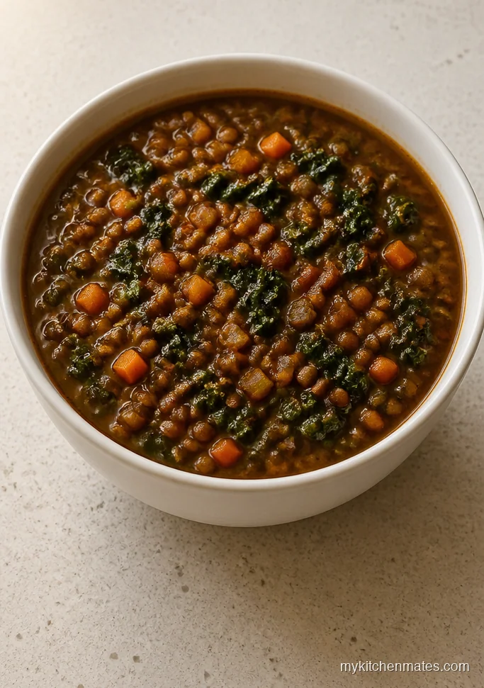 Smoky Lentil and Kale Soup