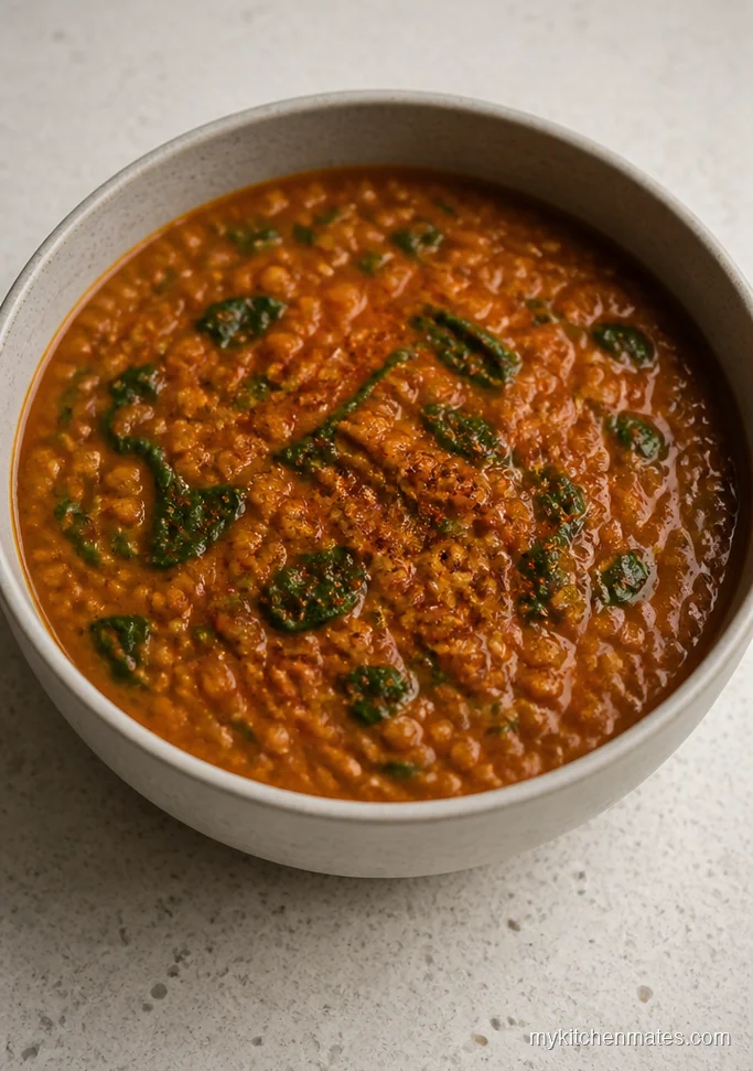 Smoky Lentil and Spinach Soup