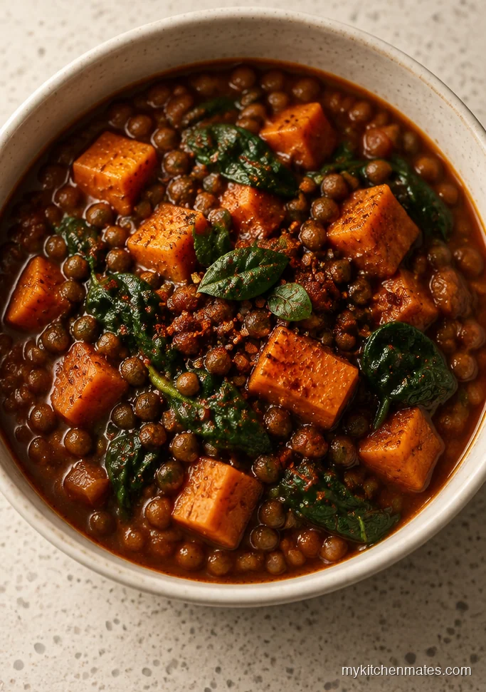 Smoky Lentil and Sweet Potato Stew