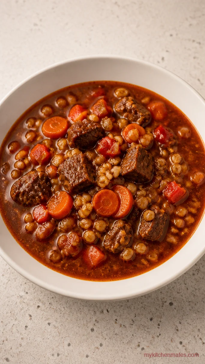 12 Beef Barley Soup Slow Cooker Recipes for Cold Weeknights Smoky Paprika Beef Barley Soup