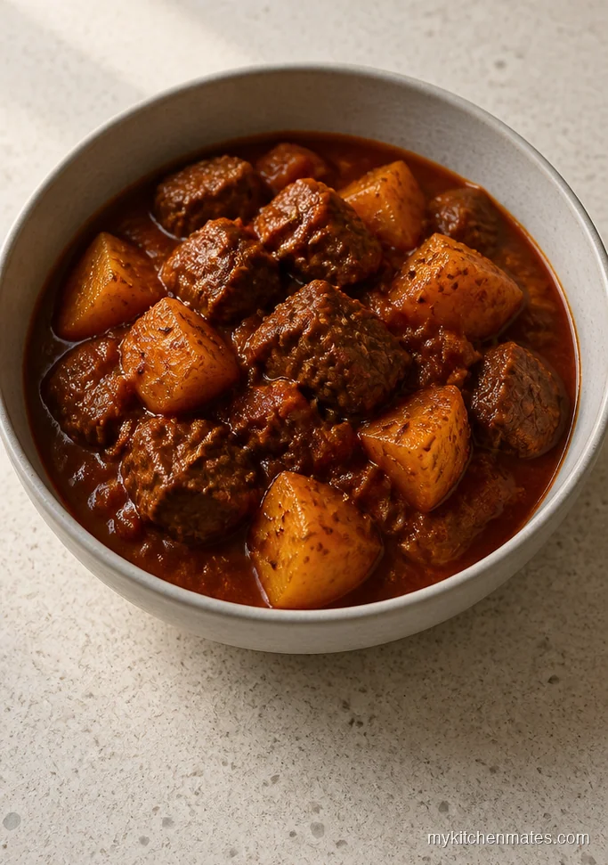 Smoky Paprika Instant Pot Beef and Potato Stew