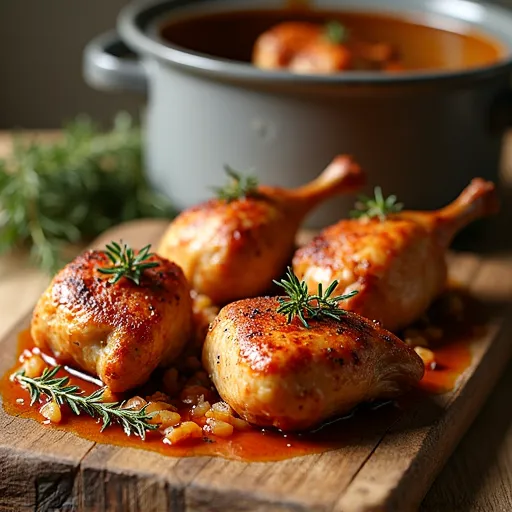 Smoky Paprika Slow Cooker Chicken Thighs