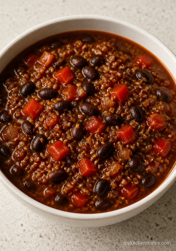 Smoky Quinoa and Black Bean Soup