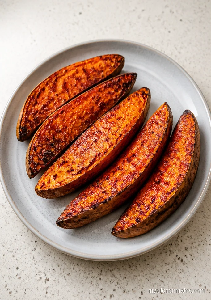 Smoky Roasted Sweet Potato Wedges