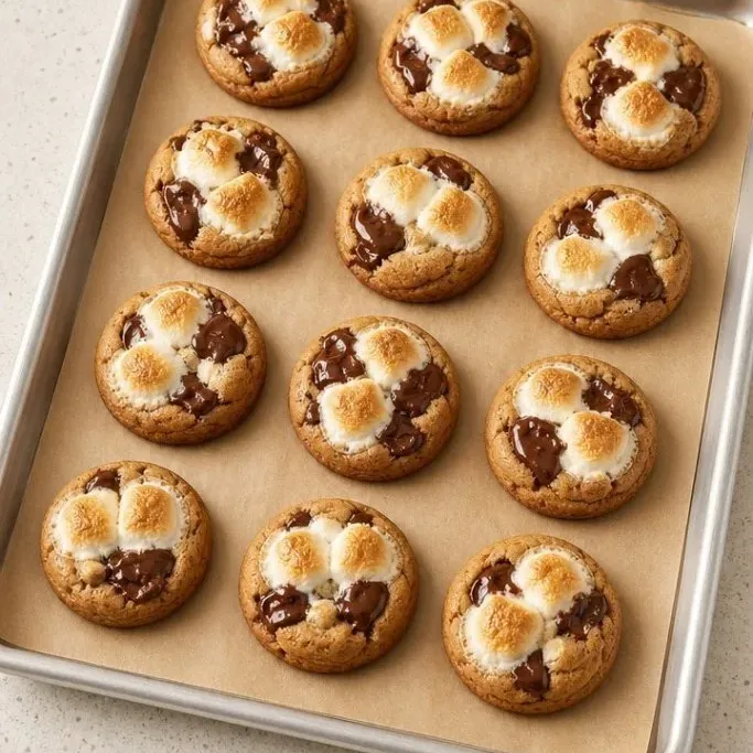 S'mores Chocolate Chip Cookies