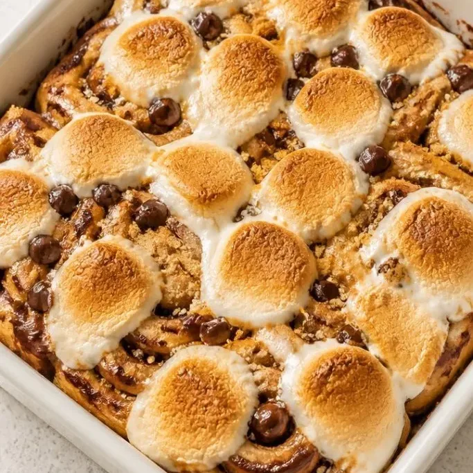 Smores Cinnamon Rolls