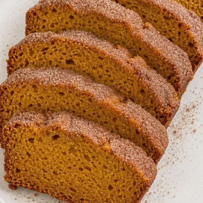 Snickerdoodle Pumpkin Bread with Cinnamon Sugar Crust Snickerdoodle Pumpkin Bread