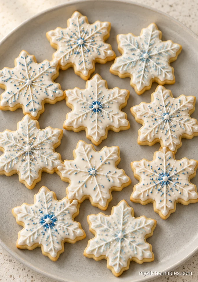 Snowflake Sugar Cookie Cutouts