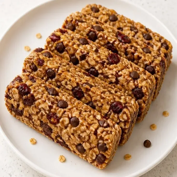No-Bake Chewy Granola Bars (Just 5 Ingredients) Soft Granola Bars