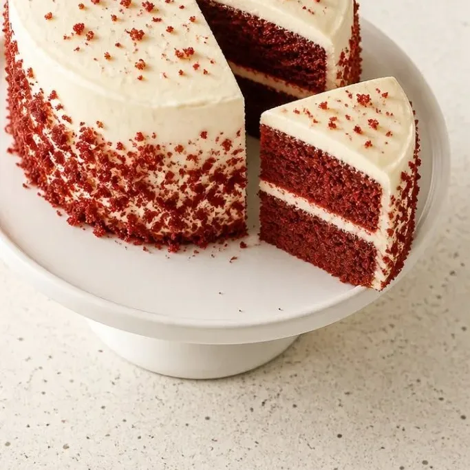 Classic Southern Red Velvet Cake with Cream Cheese Frosting Southern Red Velvet Cake