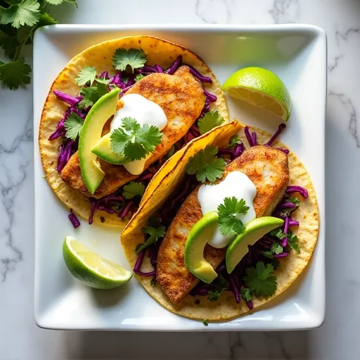 Southwest Grilled Tilapia Tacos