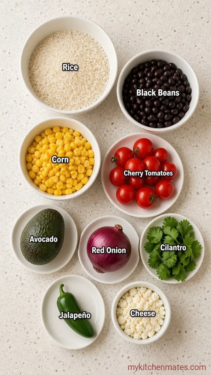 Quick Southwest Rice Bowls (Ready in 25 Minutes) Ingredients