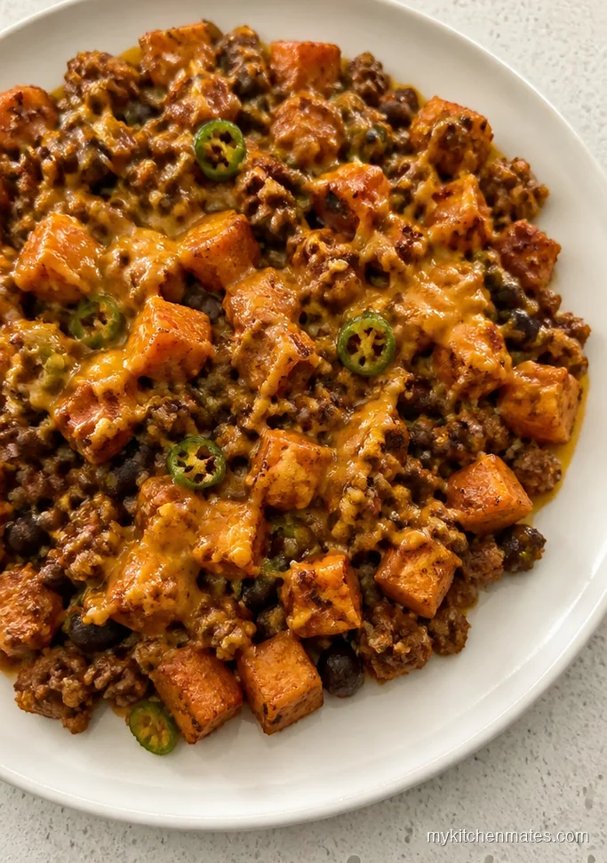 11 Ground Beef Sweet Potato Recipes for Fast, Cozy Dinners Southwestern Ground Beef Sweet Potato Skillet