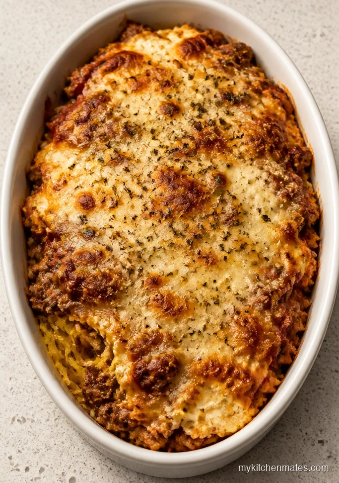 Spaghetti Squash Beef Bake