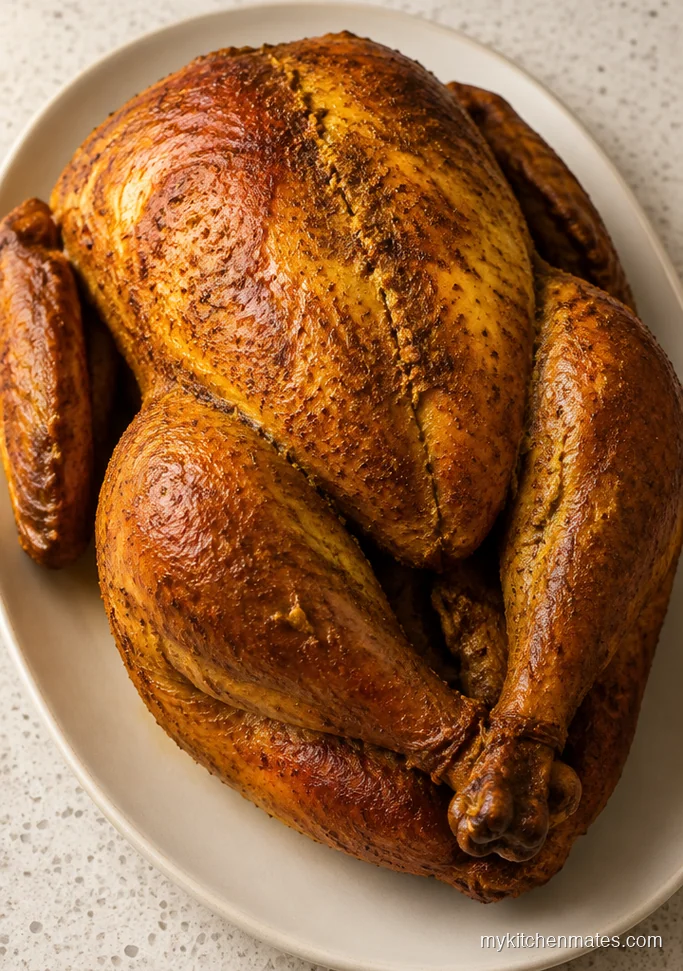 Spiced Butter Under Skin Turkey