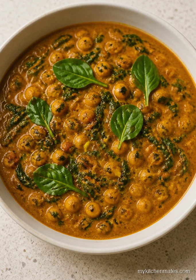 Spiced Chickpea and Spinach Curry