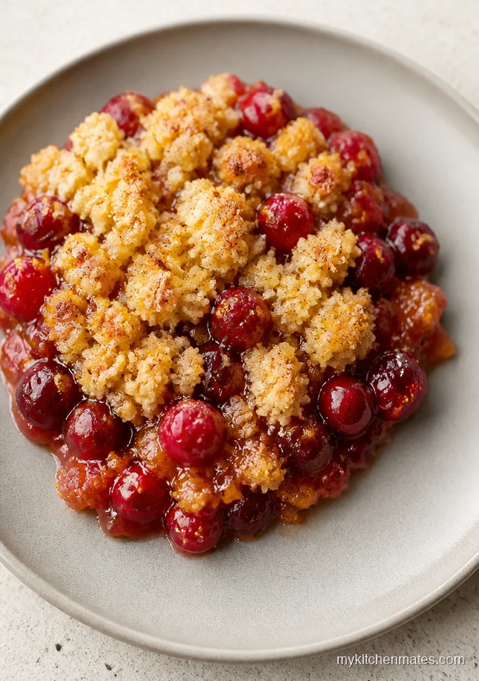 Spiced Cranberry Orange Dump Cake