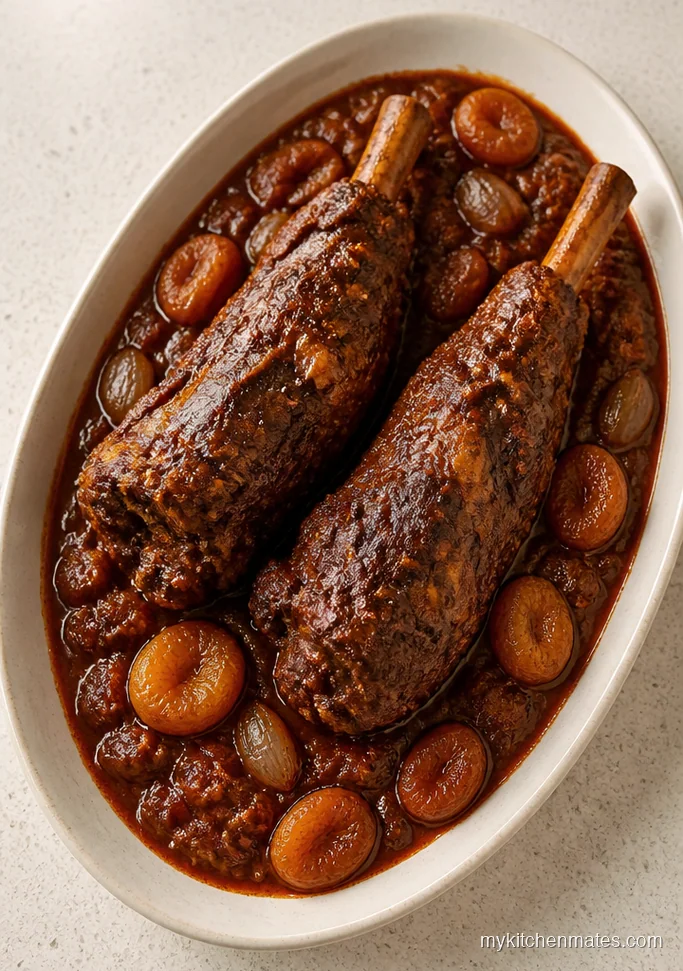 10 Fall Dutch Oven Recipes for Slow-Simmered Sundays Spiced Lamb Shank Tagine with Apricots