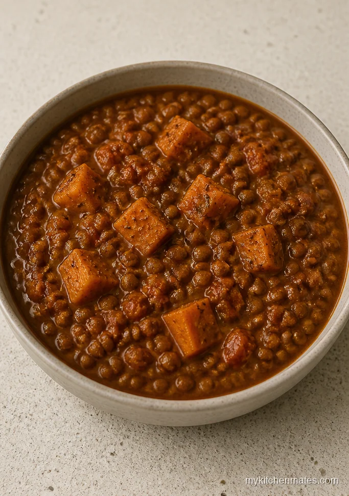 Spiced Lentil and Sweet Potato Stew