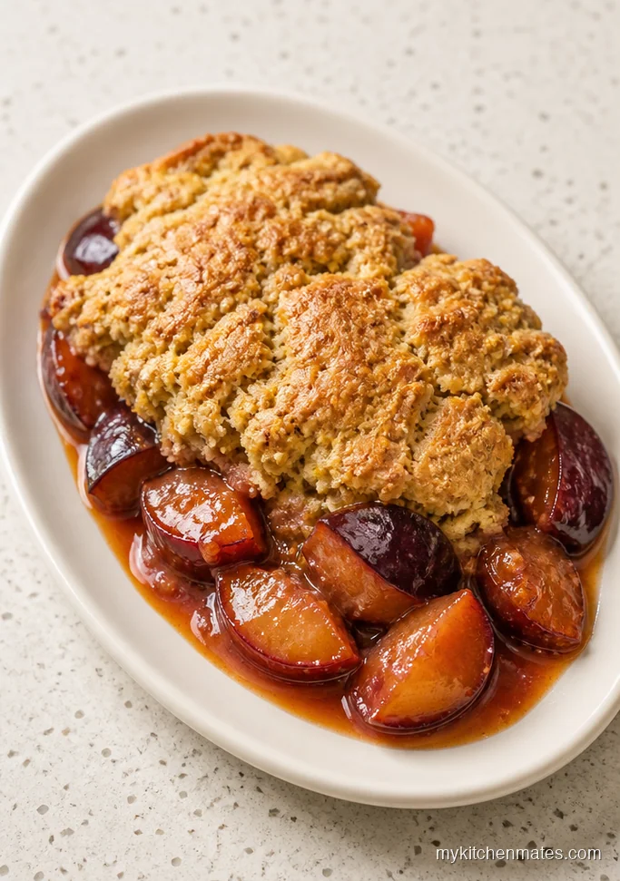 10 Easy Fruit Cobbler Recipes for Cozy Weeknights Spiced Plum Cobbler with Cardamom Biscuit Topping