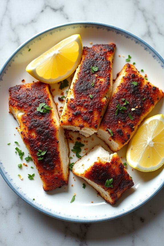 spiced catfish with paprika