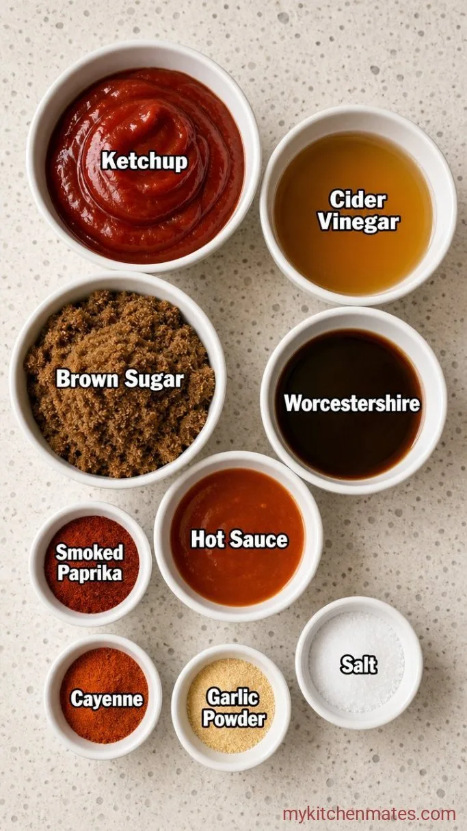 Spicy BBQ Sauce That Actually Brings the Heat Ingredients
