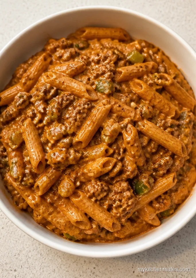 Spicy Cajun Beef Pasta