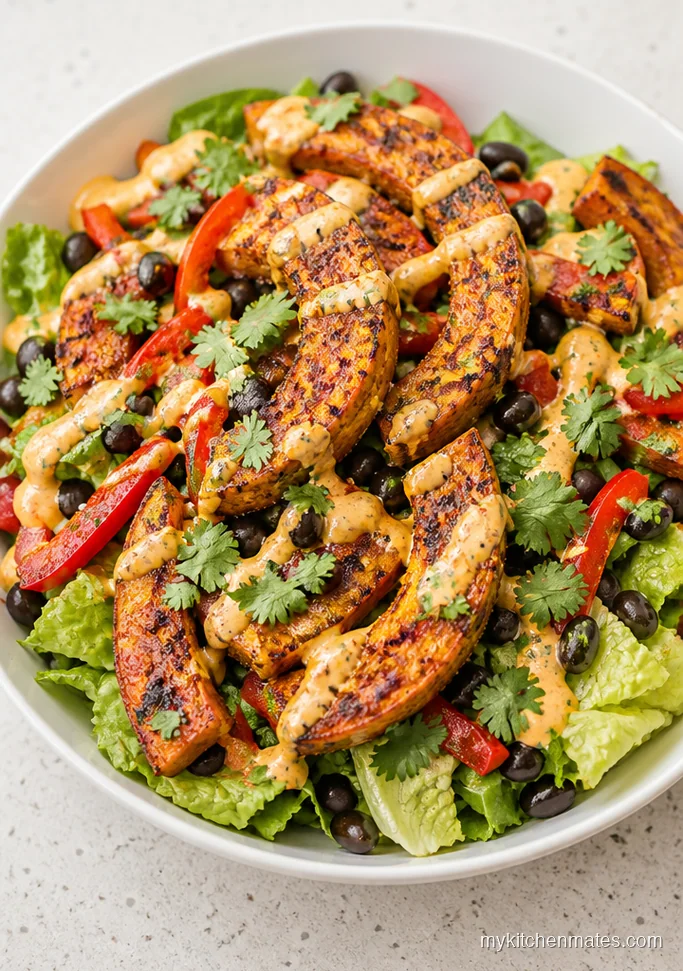 Spicy Cajun Butternut Squash Salad