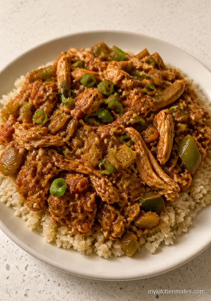 Spicy Cajun Chicken and Cauliflower Rice